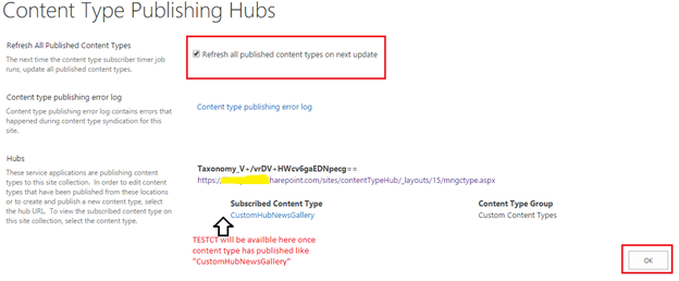 Refresh all published content types on next update